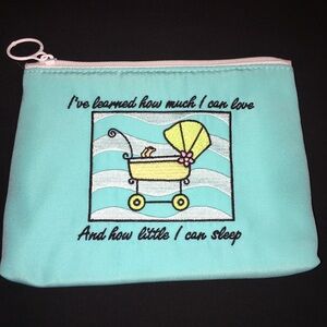 MaggiB Embroidered Zippered Pouch